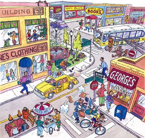 Your town or neighborhood vocabulary in Spanish