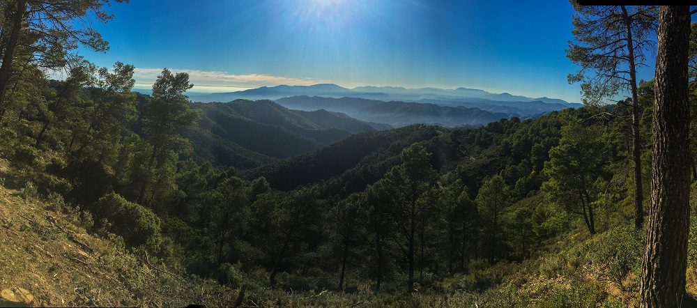 Mountains in malaga. A beautiful landscape to go hiking and explore there.